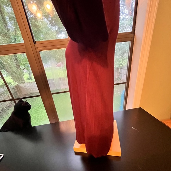 Three Dots Merlot thin turtleneck Size Medium - Picture 3 of 12